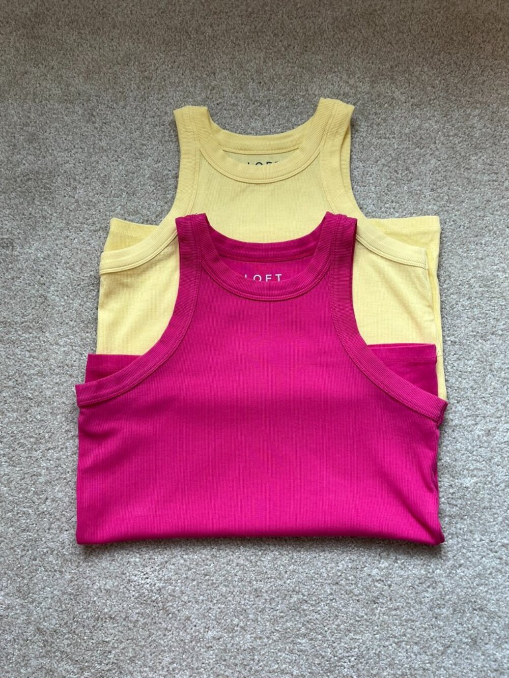 LOFT - Lot of 2 Racerback Tanks - Large